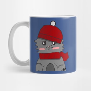 Cats with Scarves #6 - Cozy Cat Mug